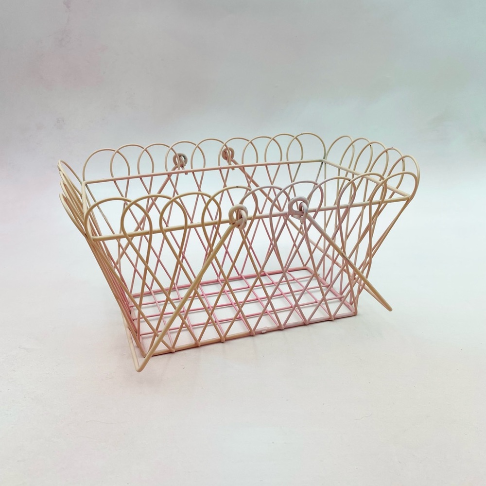 Pink Wire Basket - Picture 4 of 4